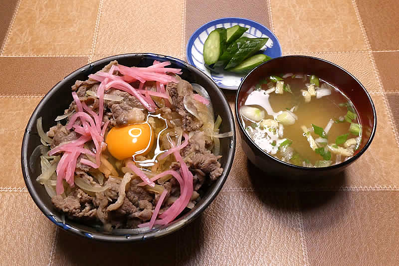 吉野家のような牛丼