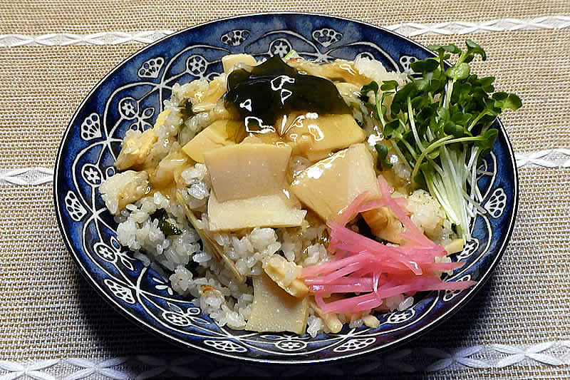 竹の子炒めご飯